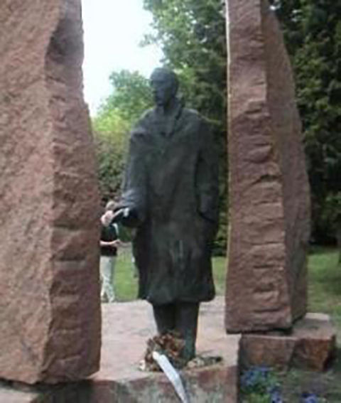 Wallenberg-Denkmal am Donauufer in Budapest